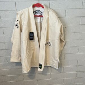 #8387 CTRL PREMIUM GRADE SIZE A3 XL BEIGE kimono GI MMA DEAD STOCK